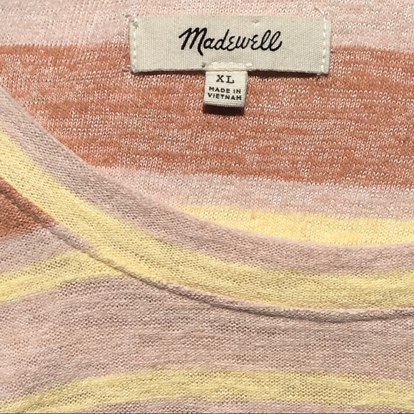 Madewell Alto Scoop Tee in Montoya Stripe - Picture 7 of 8